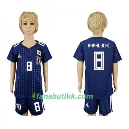 Fotball-VM 2018 Japan drakt Haraguchi 8 Barn Hjemmetrøye